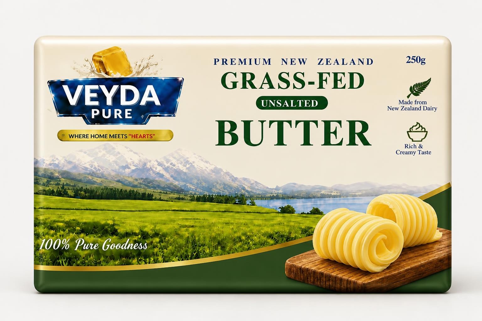 VEYDAPURE Premium Unsalted Butter